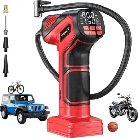 Livowalny 121190001 Cordless Tire Inflator Air Compressor For Milwaukee 18v Battery 150psi Tool Only
