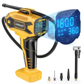Sku120920001-parent Livowalny Tire Inflator Air Compressor Compatible With Dewalt 20v Max Battery Power 160