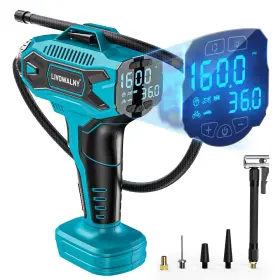 Sku120920001 Livowalny Tire Inflator Air Compressor Compatible With Makita 18v Battery 160psi Cordle
