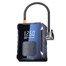Ljg 717971909903 150psi Cordless Tire Inflator With Car Charger Digital Air Compressor Led L