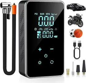 Llc 313039354397 Portable Tire Inflator Air Compressor Cordless 150 Psi Digital Car Pump W