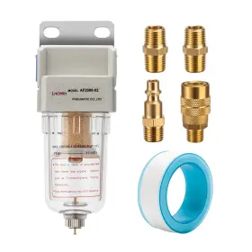 Glq-001-1 Lnchka Glq-001-1/4-ca Air Compressor Water Separator 1/4 Inch Npt Compressed Line Filter Drye