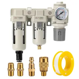 Slj02-3 Lnchka Slj02-3/8-q B Air Filter Dryer 3/8 Npt Auto Drain Semi-auto Drain-double Filters Pr
