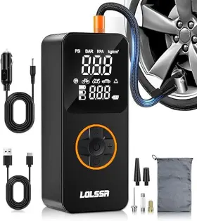 5614-pro Lolssa Tire Inflator Portable Air Compressor-air Pump 150psi Cordless Electric For C