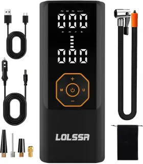 Tj09 Lolssa 782765157860 Tire Inflator Portable Air Compressor 180psi Pump For Car Tires-cordless