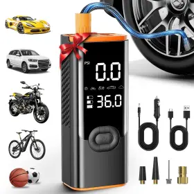 Lqhue 722898063614 Tire Inflator Portable Air Compressor 180psi Pump For Car Tires With 250
