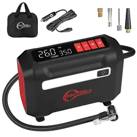 &lrm Rocgorld R8 Tire Inflator Portable Air Compressor Dc 12v