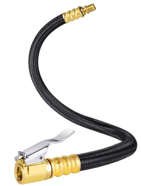 Lumiteco 649226714256 12ftft Tire Inflator Extension Tube Tyre Pump Quick Inflation Chuck Ad