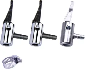 Lumiteco 705353586880 1/4 Inch Lock On Air Chuck Mini Compressor Portable Tire Inflator Hose