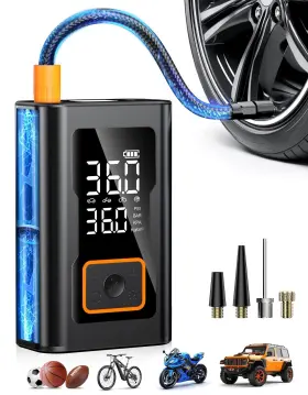 Lytfei 766757392910 Tire Inflator Portable Air Compressor -compact Pump For Car Tires Bicycl