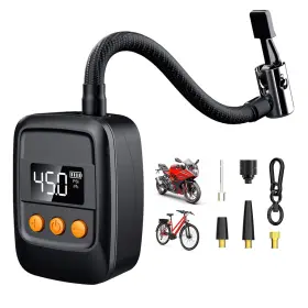 Macorun 768556191305 V9 Pro Portable Tire Inflator For Compact Car 10s Fast Inflate Electric