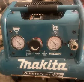 Mac100q Makita 021222000506 Quiet Series 0.5 Hp 1 Gallon Oil Free Electric Air Compressor
