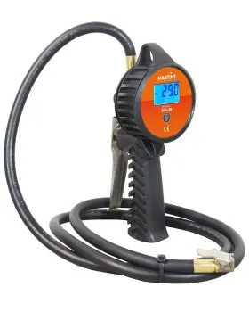 Martins Industries 689394095313 Tire Inflator Deflator 174 Psi Compact 6 Ft Hose For Cars Bikes