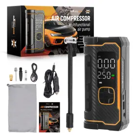 Maxpeedingrods 56ndvm Car Tire Air Pump Inflator Compressor Digital Electric Auto Portable 150psi 12v