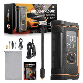 Maxpeedingrods Zrd7gm Tire Inflator Air Compressor 150psi Portable Pump For Car Bike Motorcycle