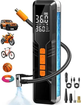 Meikakka 797457760662 Tire Inflator Portable Air Compressor - 150psi Cordless Pump For Car Tires