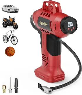 42760987508925 Mellif Tire Inflator Portable Air Compressor Compatible With Milwaukee 18v Battery Too