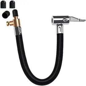 Melphan-auto 445019181129 Flexible Tire Valve Extension Adapter Locking Air Chuck Quick Connect Hose