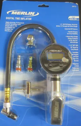 Merlin 193175497734 Digital Tire Inflator