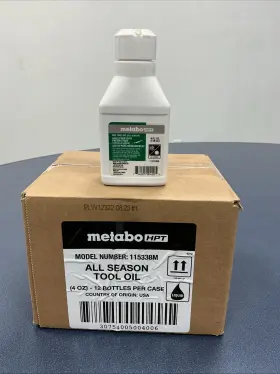 115338 Metabo Hpt 4 Fluid Ounce S Air Tool Oil Case Of 12
