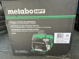 Metabo Ec-99s Ec 99s Air Compressor 4 Gallon Electric Twin Stack One Project Use