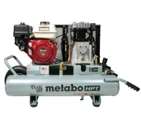 Ec2610eam Metabo Hpt 9-gallon Gas Powered Wheelbarrow Air Compressor Runs Perfectly