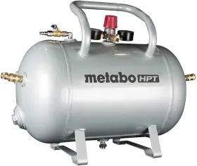 Ua3810abm Metabo Hpt Reserve Air Tank Five Quick Connect Couplers 10-gallon