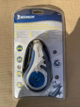 12279 Michelin Programmable Digital Tire Pressure Gauge #12279 New