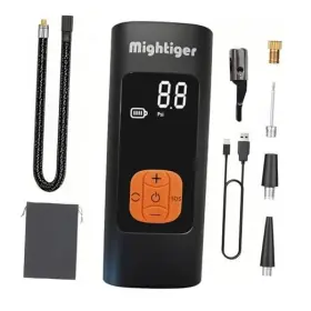 Migh 762949915707 Portable Air Pump Dc 12v Cordless Tire Inflator For Car Bike Motorcycle 2000
