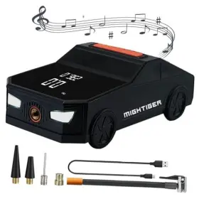 Mst01 Mightiger Tire Inflator Portable Air Compressor Cordless Mini Bike Pump With Digital