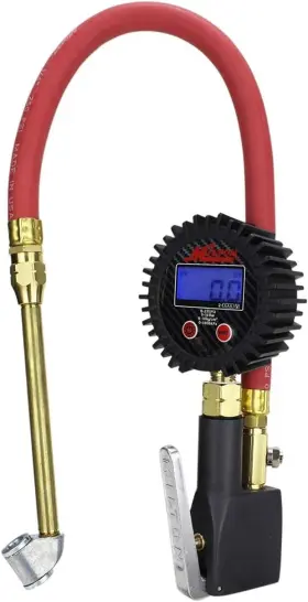 S-530 Milton Industries 030937324214 Compact Digital Tire Inflator With Pressure Gauge 255 Psi Dual He