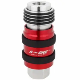S-1750 Milton 5-in-1 Safety Exhaust Quick-connect Air Tool Coupler 1/4 Inch Fnpt -