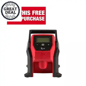 Milwaukee 313026297287 M12 12v Lithium-ion Cordless Electric Portable Inflator Auto Shut-off Durable
