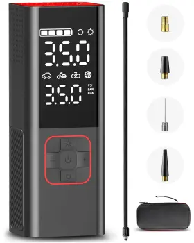 Mmv 795098193979 Tire Inflator Portable Air Compressor - 160 Psi And 20000 Mah Car Pump