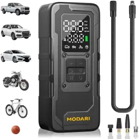 Modari Ap001-v2 Tire Inflator Portable Air Compressor Up To 160 Psi Car Cordless