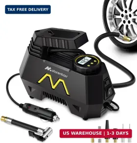 Motorenbau 797465331953 Tire Inflator Portable Air Compressor Pump For Car Tires 12v Dc-powered Au