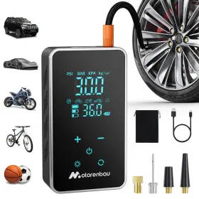 Motorenbau 797541135871 Tire Inflator Portable Air Compressor 150psi Cordless Pump For Car