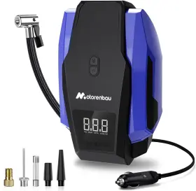 P504-blue Motorenbau Tire Inflator Portable Air Compressor 150psi 12v Dc Pump For Car Tires W