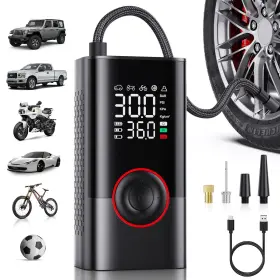 P505 Motorenbau Tire Inflator Portable Air Compressor - Cordless Mini Pump With