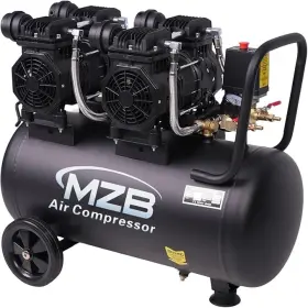Mzb-1100h-50 Mza Mzb 13 Gallon Ultra Quiet Air Compressor 110v/60hz 1.5hp 2 14.83cfm
