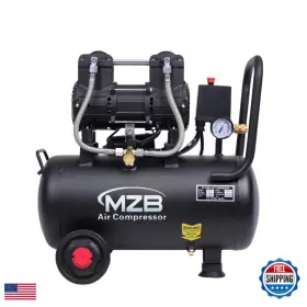 B0flxm44ry Mzb Air Compressor 6.4 Gallon Ultra Quiet 110v/60hz Steel