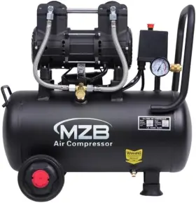 Mzb-900h-24 Mzb Air Compressor 6.4gal Ultra-quiet 110v/60hz Steel Oil-free 70db
