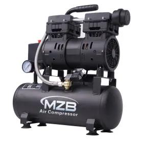 Mzb-750h-9 Mzb 2.4gallon Air Compressor Portable Hand Carry 1 Hp Oil Free Ultra Quiet 3.88cfm