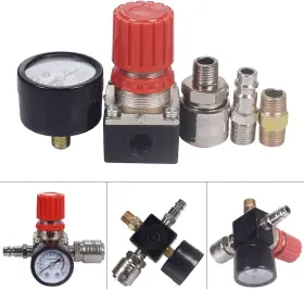 N A 313110796726 Air Compressor Pressure Regulator1/4 Inch Pneumatic Expansion Valve Control