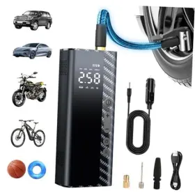 Nminflator-1 Nanming Tire Inflator Portable Air Compressor 3x Faster True 150psi Pump For Car