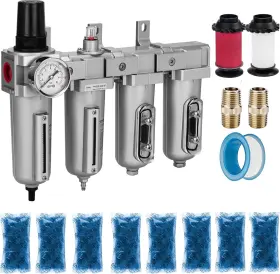 Frpd-d46-d Nanpu 3/4 Npt Industrial Grade 4 Stage Air Drying System Particulate Filter Co