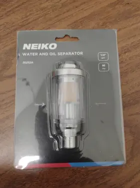 30252a Neiko Water And Oil Separator Inlet Outlet 90 Psi 1/4 Inch Npt
