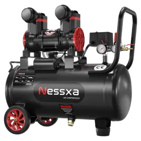 Nessxa B0ff4crpcz 10 Gallon Portable Air Compressor 2hp 8.76 Cfm115psi 70db Oil-free Ultra