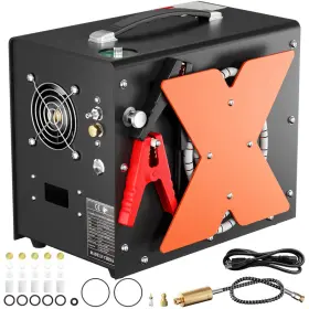 Nessxa B0fm7v8th7 Portable Pcp Air Compressor 4500psi/30mpa Scuba Tank Wire