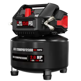 Nessxa Yyj25058-8 Portable Air Compressor 8gallon Oil Free Tank 2hp Motor Max 150psi
